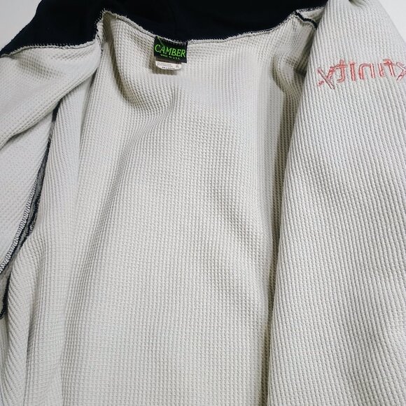 Camber USA 2XL Black Thermal Lined Full Zip Hoodie RN 91210 Xfinity Made in USA - Picture 8 of 8